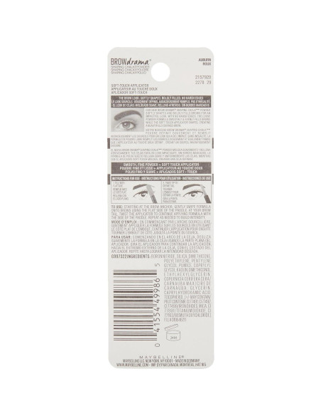 Polvo para Cejas Maybelline New York Brow Drama Castaño 1.04ml