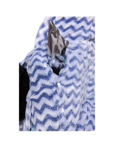 Cubierta de Asiento de Auto Infantil Niko Easy Wash - Chevron Azul - Ajuste Universal