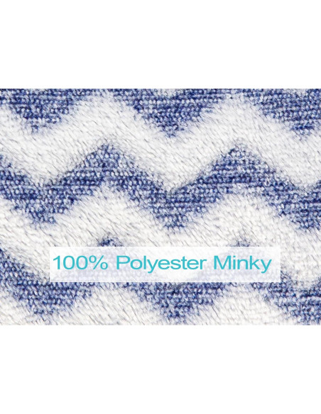 Cubierta de Asiento de Auto Infantil Niko Easy Wash - Chevron Azul - Ajuste Universal