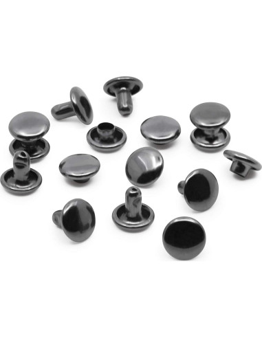 Remaches Doble Tapón Gunmetal Dritz con Herramientas 136g