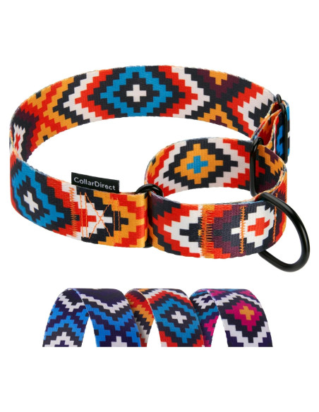 Collar Martingale Nylon CollarDirect Azteca M 30.5-43.2cm