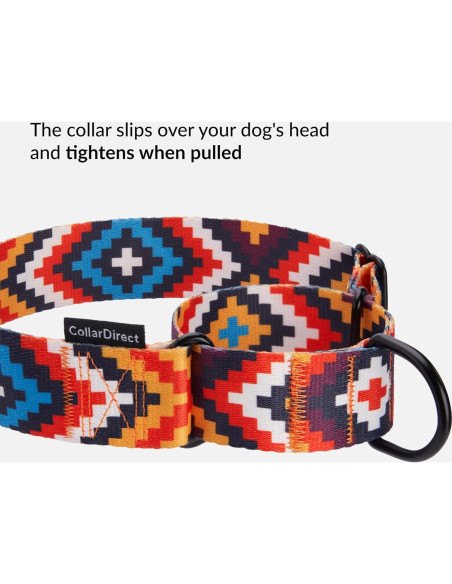 Collar Martingale Nylon CollarDirect Azteca M 30.5-43.2cm