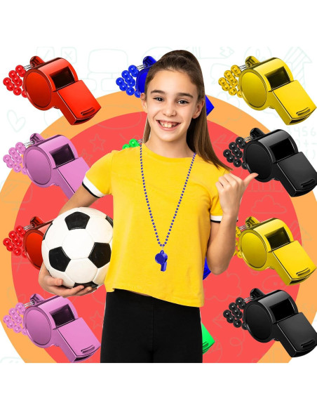 Collar con Silbato LIANGYUNZE - Set de 6 Unidades, Ligero y Duradero