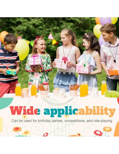 Collar con Silbato LIANGYUNZE - Set de 6 Unidades, Ligero y Duradero