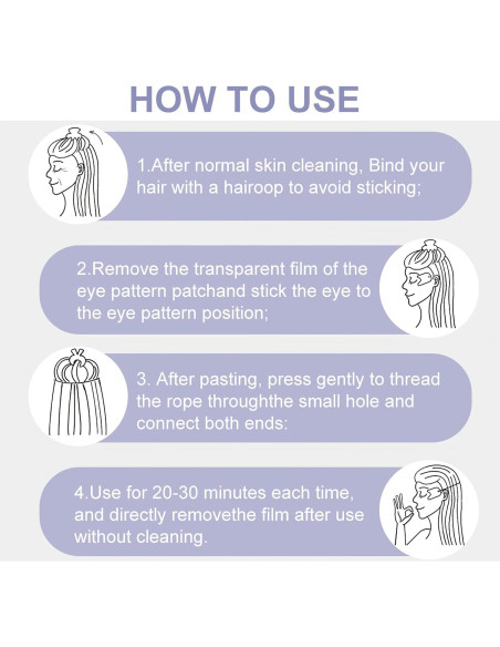 Cintas Elevadoras para Arrugas en Ojos Moonlight-ybh - 4 Cuerdas Fijas