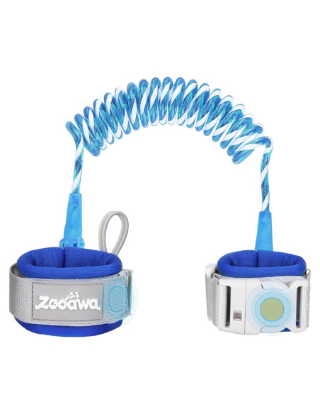 Arnés Antipérdida para Niños Zooawa, Correa Ajustable Azul