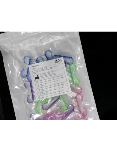 20 Cepillos de Uñas Aeaocvo en 4 Colores - Limpieza Efectiva