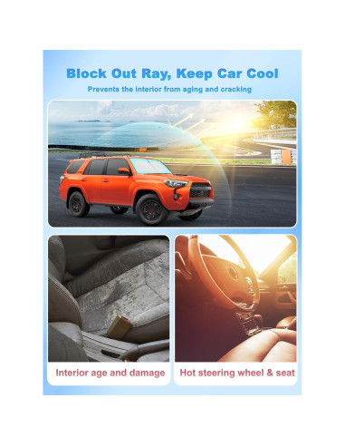 Protector Solar INSAUTO para Parabrisas Toyota 4Runner 2010-2025