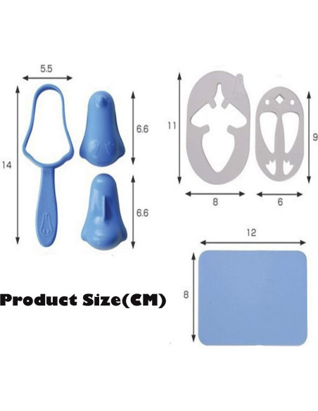 Kit de Hacer Sushi Fellibay - Moldes de Arroz y Cortadores para Niños