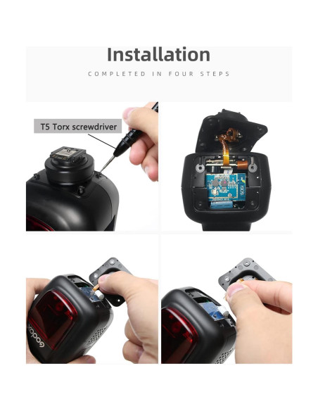 Repuesto Zapata Godox V1S V860III-S Metal Mejorada Repuesto Zapata Godox V1S V860III-S Metal Mejorada