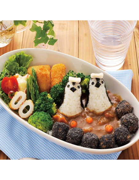 Kit de Hacer Sushi Fellibay - Moldes de Arroz y Cortadores para Niños