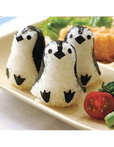 Kit de Hacer Sushi Fellibay - Moldes de Arroz y Cortadores para Niños
