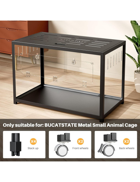 Accesorios de Rueda Universal Bucatstate 2.0 para Jaulas