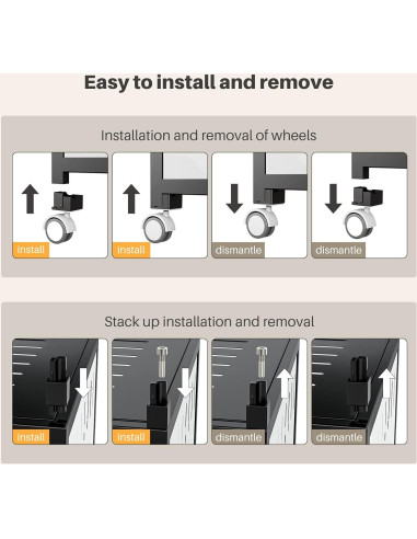Accesorios de Rueda Universal Bucatstate 2.0 para Jaulas