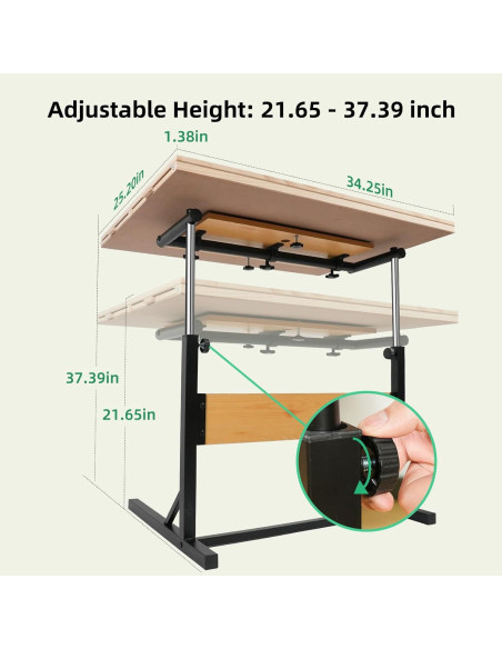 Mesa de Rompecabezas ALL4JIG 1500 Piezas Ajustable Verde