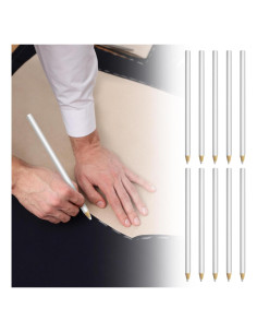 Lápices de Tiza para Tela YFANITI - 10 Piezas Blancos