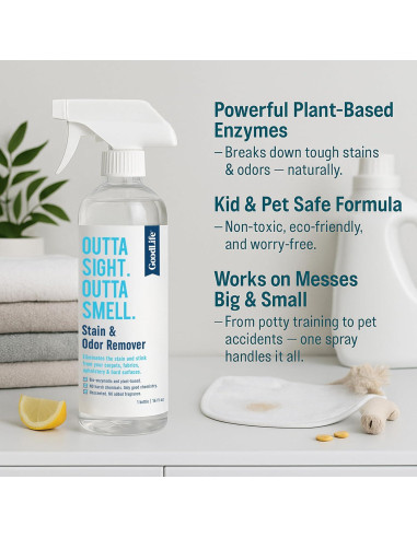 Removedor de Olores y Manchas Ecológico Good Life 16 oz