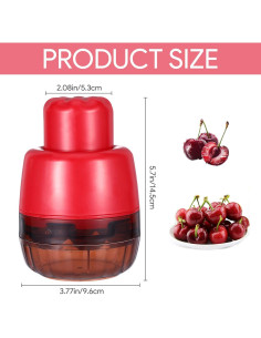 Herramienta Deshuesadora de Cereza 7 en 1 Rojo - Multifuncional 2