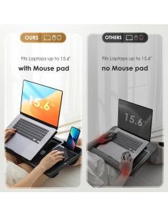 Escritorio Ajustable LORYERGO para Laptop con Cojín Negro 2