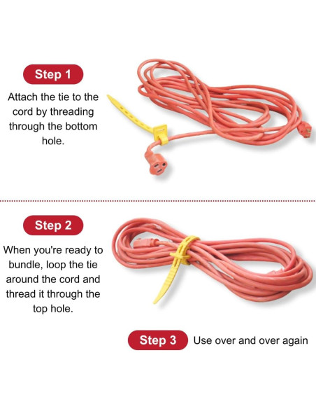 Bridas Reutilizables ONE TIE 20.32 cm Verde - 10 Piezas