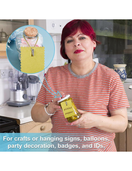 Cuerda Elástica Amarilla 120Pcs AHANDMAKER 165mm 2mm