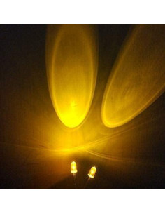 100 Diodos LED 5mm Amarillos Parpadeantes TOPXCDZ 2