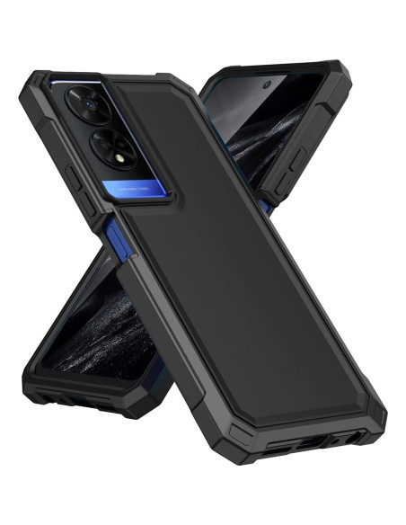 Carcasa Híbrida TJS para TCL 50 XE 5G y NXTPAPER 5G - Negro