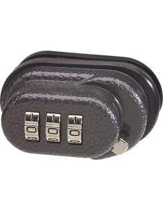 Candado de Gatillo Master Lock 94DSPT, Combinación 3 Dígitos, Negro 2