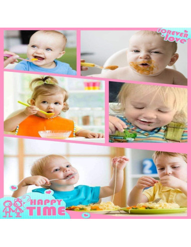 Baberos impermeables 4pack para bebés 6-36 meses - Lavables