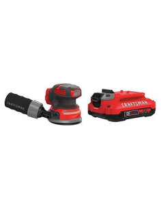 Lijadora Orbital Aleatoria CRAFTSMAN V20 5" Batería 2.0 AH