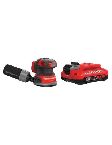 Lijadora Orbital Aleatoria CRAFTSMAN V20 5" Batería 2.0 AH