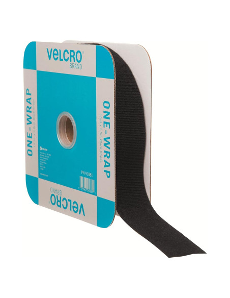Correas de Agrupamiento VELCRO ONE-WRAP 13.72 m x 3.81 cm Negro