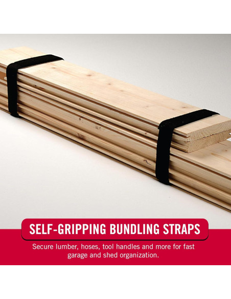 Correas de Agrupamiento VELCRO ONE-WRAP 13.72 m x 3.81 cm Negro