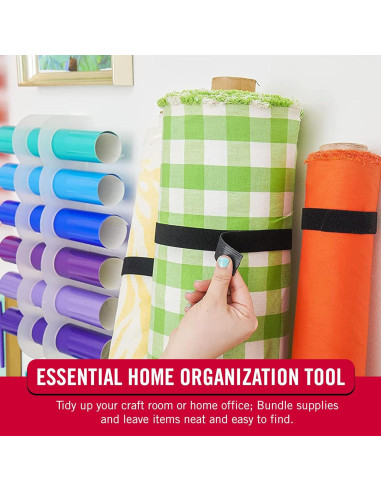 Correas de Agrupamiento VELCRO ONE-WRAP 13.72 m x 3.81 cm Negro