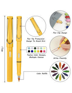 Lápiz Sin Tinta Ainiv, 12 Juegos Coloridos Reutilizables 0.5mm 2