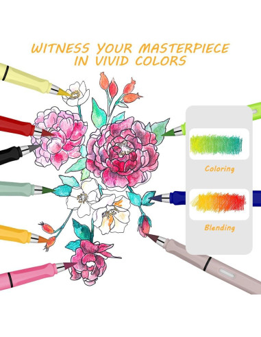 Lápiz Sin Tinta Ainiv, 12 Juegos Coloridos Reutilizables 0.5mm