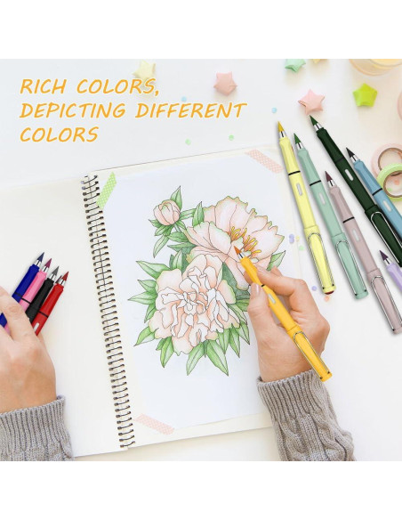 Lápiz Sin Tinta Ainiv, 12 Juegos Coloridos Reutilizables 0.5mm