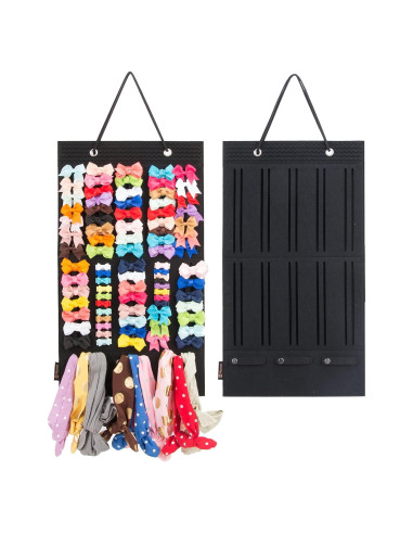 Soporte para moños de niña PACMAXI Negro 51x30 cm