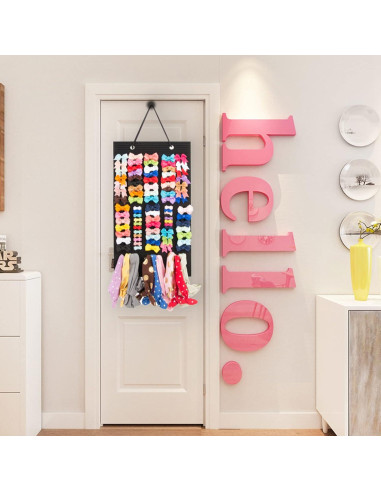 Soporte para moños de niña PACMAXI Negro 51x30 cm