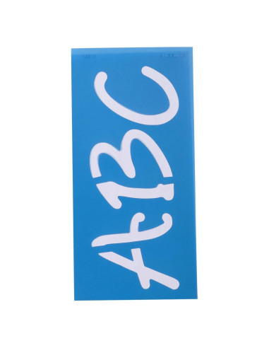 Plantilla LetterCraft Westcott Fuente Angelina Script 3 cm