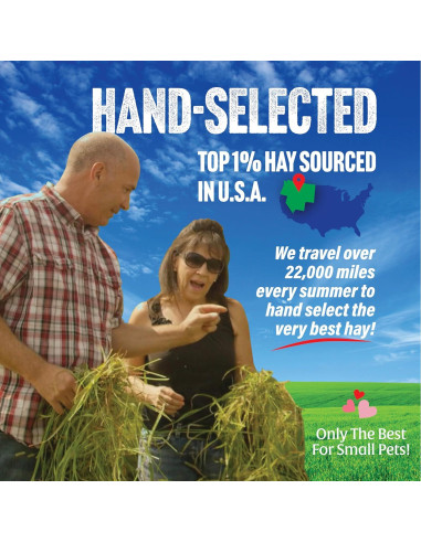 Heno de Timothy 1ra Cosecha Small Pet Select 0.91 kg