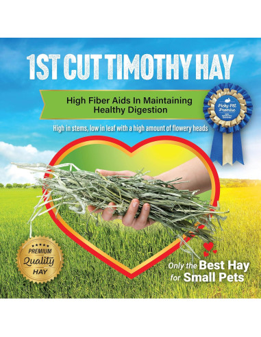 Heno de Timothy 1ra Cosecha Small Pet Select 0.91 kg