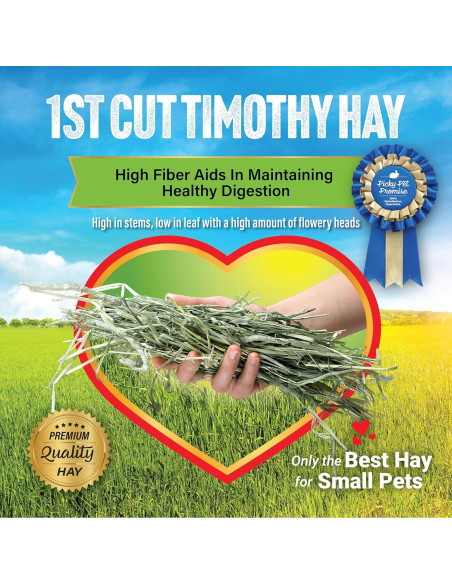 Heno de Timothy 1ra Cosecha Small Pet Select 0.91 kg