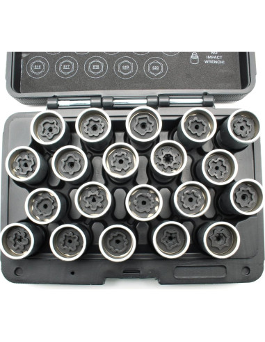 Juego de 20 llaves de extracción antirrobo TEMO para Audi