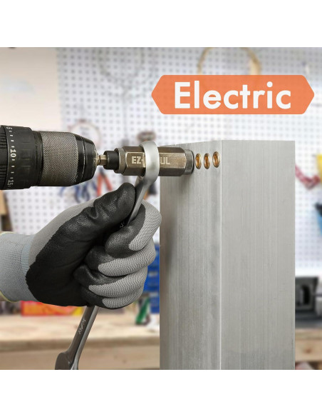 Juego de Herramientas para Tuercas Remachadas O-RVN-01 25 Piezas