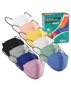 Mascarillas KN95 XDX Paquete de 100 Piezas 5 Capas Adultos