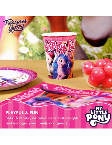 Tazas de Papel My Little Pony Regalos de Tesoros 9 oz 8 Unidades