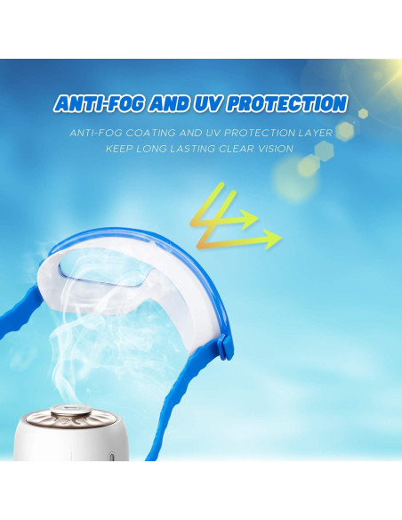 Gafas de natación KAILIMENG para niños, 2 paquetes, anti-vaho