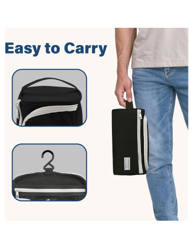 Bolsa de Aseo de Viaje Pantheon Negra - Organizador Unisex