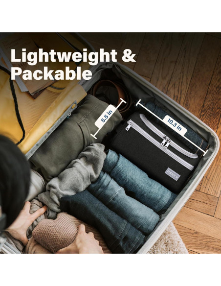 Bolsa de Aseo de Viaje Pantheon Negra - Organizador Unisex